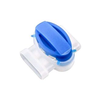 QWORK 50 Pack IDC Pigtail Connectors for 22-14 AWG Cables - Reliable 3 Wire Electrical Connectors