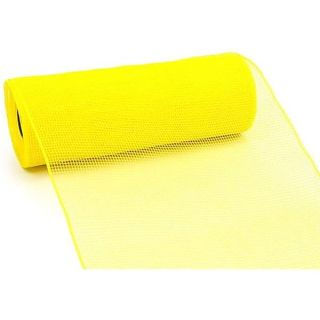 10 inch x 30 feet Deco Poly Mesh Ribbon (Yellow) : RE130229