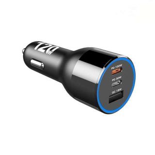 120W USB C MacBook Car Charger, 3-Port PD 100W PPS 45W QC5 Super Fast Charger Adapter for iPhone 15 15 Plus 15 Pro 15 Pro Max, iPad, MacBook,Samsung Galaxy S24 S23 Ultra