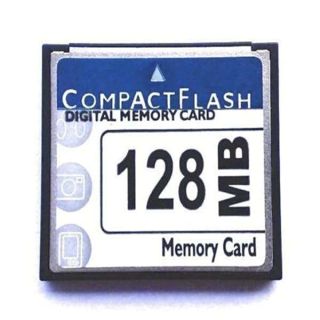 128MB CF (Compact Flash) Card SDCFB-128 or SDCFJ-128 (CAV) Compact Flash Memory Card