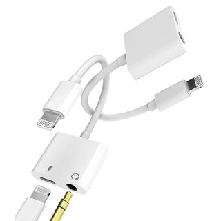 Apple MFi Certified 2-Pack Lightning to 3.5mm AUX Adapter for iPhone 11, 12, Mini, Pro, Max, XS, XR, X, 8, 7 Plus & iPad Air