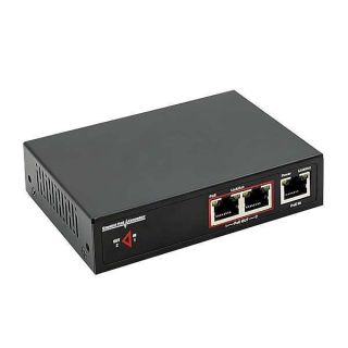 3 Port Gigabit PoE Extender with 60W Power, IEEE 802.3af/at, Lightning Protection & Passthrough Switch Support