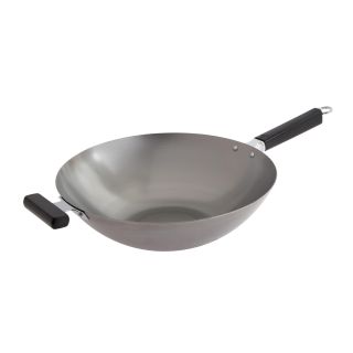 JOYCE CHEN Professional Series 14-Inch Carbon Steel Wok with Phenolic Handles