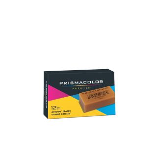 Prismacolor Design ArtGum Erasers, Beige, Pack of 12