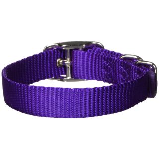 Hamilton 5/8-Inch by 14-Inch Single Thick Nylon Deluxe Dog Collar, Purple