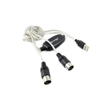 SANOXY USB MIDI Music Cable Converter PC to Music Keyboard Supports Windows XP/Vista OS