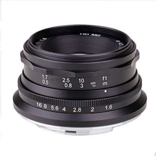 35mm F1.6 Mini APS-C Lens for Sony Panasonic Fujifilm Olympus Canon Nikon mirrorless Camera (FX Mount)