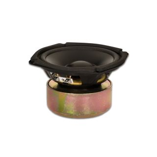 Goldwood Sound GW-205/4S Shielded 5.25" Woofer 130 Watt 4ohm Replacement Speaker,Black