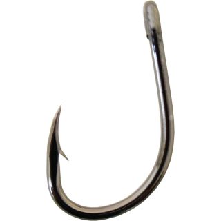 Gamakatsu 18411 High Carbon Steel Live Bait Hook with Barb, Pack of 6, Black Finish