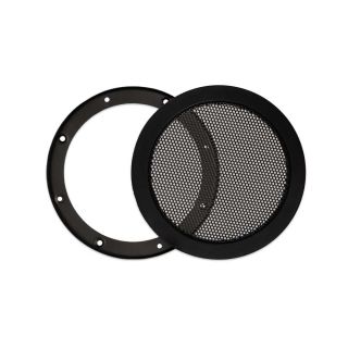 Goldwood Snap On 5.25" Subwoofer Grille Steel Mesh Speaker Woofer Grill Black (SG-M5)