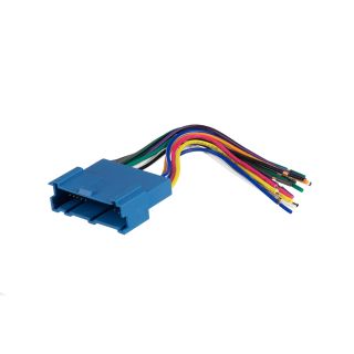 Scosche GM03B Compatible with Select 1994-05 GM Power/Speaker Connector / Wire Harness for Aftermarket Stereo Installation with Color Coded Wires,Blue