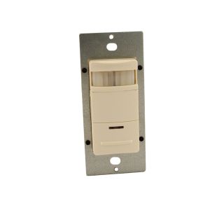 Leviton ODS10-IDT Decora 120/277V Wall Switch Occupancy Sensor, Light Almond