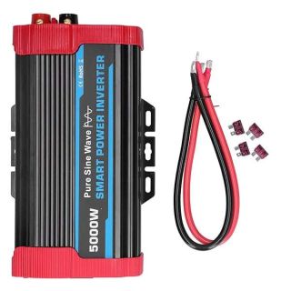 5000W Car Power Inverter DC 12v to 120V AC Converter Fast Pure Sine Inverter Car Adapter