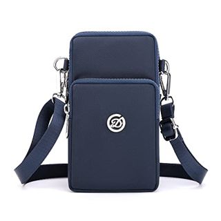 Cell Phone Purse Crossbody Bag Shoulder Wallet Pouch for Samsung Galaxy S22 Ultra S21 Ultra S21 FE S20 FE A52 A53 A13 A03 (Blue)