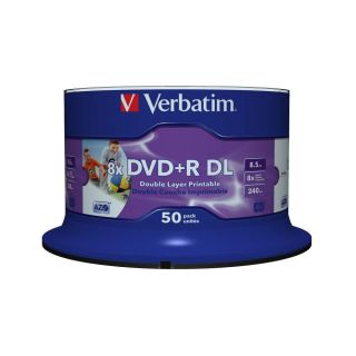 Verbatim 43703 50 DVD+R 8X Double Layer Printable