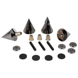 Dayton Audio DSS4-BC Black Chrome Speaker Spike Set 4 Pcs.