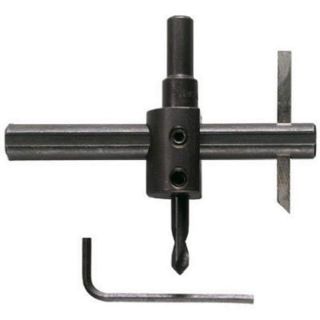 General Tools 5B Standard Circle Cutter, Adjustable 1-Inch to 6-Inches,Black