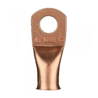 Install Bay Copper Uninsulated Ring Terminal 1/0 Gauge 5/16 Inch