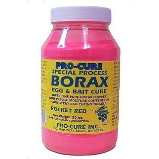 Pro-Cure Borax Egg and Bait Cure, 30 Ounce, Rocket Red