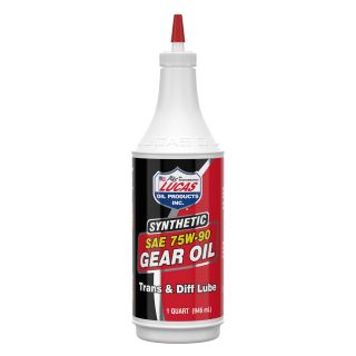 Lucas Oil 10047 SAE 75W-90 Synthetic Gear Oil/Transmission and Differential Lube - 1 Quart