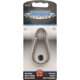 Shoreline Marine Stainless Steel Safety Spring Clip, 3-1/8-Inch