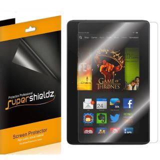 "Supershieldz Anti Glare & Fingerprint Screen Protector for Kindle Fire HDX 7" (2013) - 3 Pack Matte Protection"