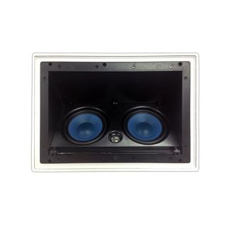 5252AC Silver Ticket in-Ceiling Speaker with Pivoting Full Speaker Adjustable Angle Woofers and Tweeter (Dual 5.25 Inch in-ceiling Center Channel) CEILING ONLY