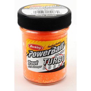 Berkley PowerBait Glitter Turbo Dough,Fluorescent Orange,1.75-Ounce