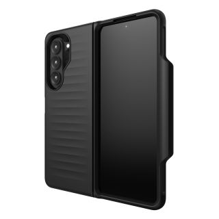 ZAGG Bridgetown Phone Case for Galaxy Z Fold5-10ft Drop Protection, Graphene Reinforced, Hinge Design, Slim, Lightweight, Wireless Charging Compatible, Black