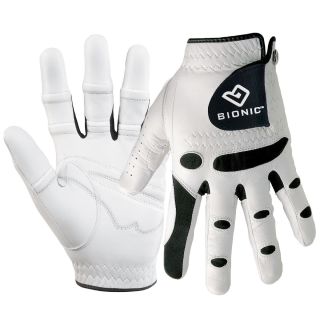 Bionic StableGrip with Natural Fit Golf Glove - White (Large, Left)