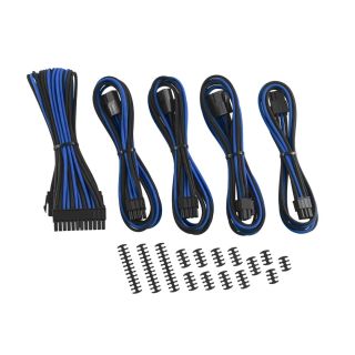 CableMod 8+6 Series Classic ModMesh Sleeved Cable Extension Kit (Black + Blue)