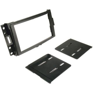 Scosche GM1595B Compatible with Select 2004-12 GM ISO Double DIN Dash Kit Black