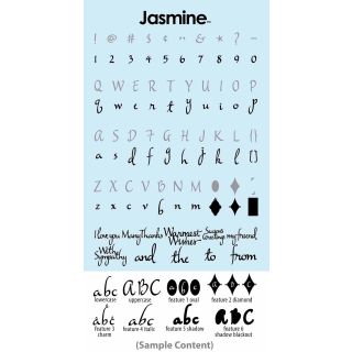 Cricut Cartridge, Jasmine