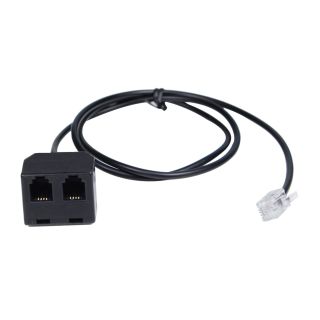 Telephone Training Adapter Y Splitter for RJ9 Headset or Handset Phone Splitter Compatible with Cisco, Yealink, Avaya, Plantronics, Polycom, ShoreTel, NEC, Aastra, Nortel, Mitel and Other IP Phones