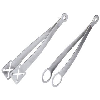 Prepworks by Progressive Appetizer Tongs, Stainless Steel - Set of 2