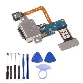 USB Charger Port Flex Cable Replacement for Samsung Galaxy Note 9 N960U N960F (All USA Carriers)+Tools (for Note 9 N960U N960F)