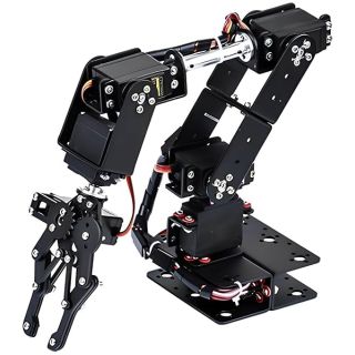 6DOF Mechanical Arm Claw Kit, Manipulator Industrial Robot Mechanical Arm Automatic Robot Parts