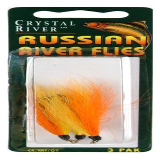 SouthBend CR/RRF/OY Russian River Fly Org/Yell 3Pk