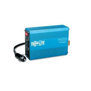 Tripp Lite 375W Car Power Inverter with 2 Outlets, Auto Inverter, Ultra Compact (PV375) Blue