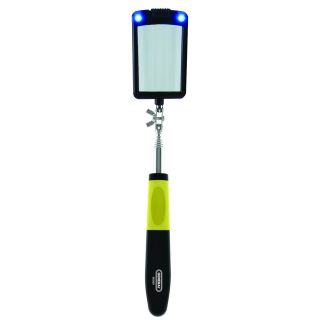 General Tools 80560 Telescoping LED Lighted Inspection Mirror, 360 Swivel for Extra Viewing 33 inches