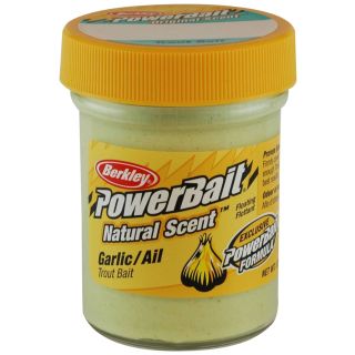 Berkley PowerBait Natural Scent Trout Bait, Garlic, 1.75 oz