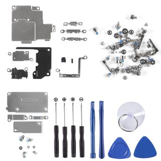 Inner Parts Replacement Kits for iPhone, Including Internal Bracket Replacement Parts, Full Screw Set and Repair Tool Kit (for iPhone 12)