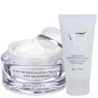 Vivo Per Lei Day Cream - Dead Sea Face Cream for Dull, Dry Skin - Moisturizing Day Cream with Shea Butter - Non Greasy Day Moisturizer - Hydrating Face Cream for Women - 3.4 Fl. Oz.