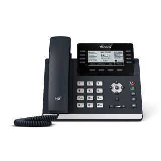 Yealink T43U IP Phone, 12 VoIP Accounts. 3.7-Inch Graphical Display. Dual USB 2.0, Dual-Port Gigabit Ethernet, 802.3af PoE, Power Adapter Not Included (SIP-T43U)