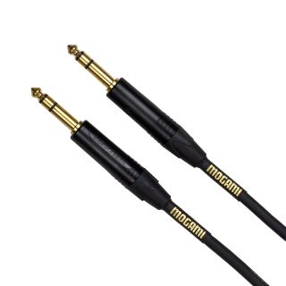 Mogami GOLD TRS-TRS-03 Balanced Audio Patch Cable, 1/4" TRS Male Plugs, Gold Contacts, Straight Connectors, 3 Foot