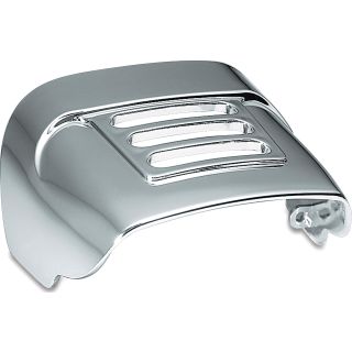 Kuryakyn 8130 Motorcycle Accent Accessory: Slotted Taillight Cover for 1973-2019 Harley-Davidson Motorcycles, Chrome , black