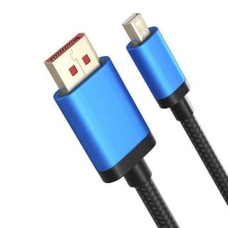 8K Mini DP to DisplayPort 1.4 Cable - 6ft Bi-Directional Nylon Braided for Gaming Monitors & Laptops | 60Hz & 144Hz HDR Support