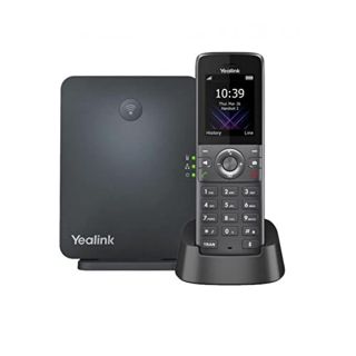 Yealink W73P IP Phone - Cordless - Corded - DECT - Wall Mountable - Space Gray, Classic Gray