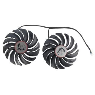 95MM Video Card Fans Replacement for MSI GTX 1070,1080 Ti Gaming X, RX 570 580 5600 5700 XT Gaming X Graphic Card Cooling Fan