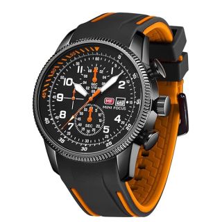 Shop AIMES Men's Waterproof Military Chronograph Watch - Stylish, Multifunctional & Luminous Silicon Strap for Casual & Business Wear